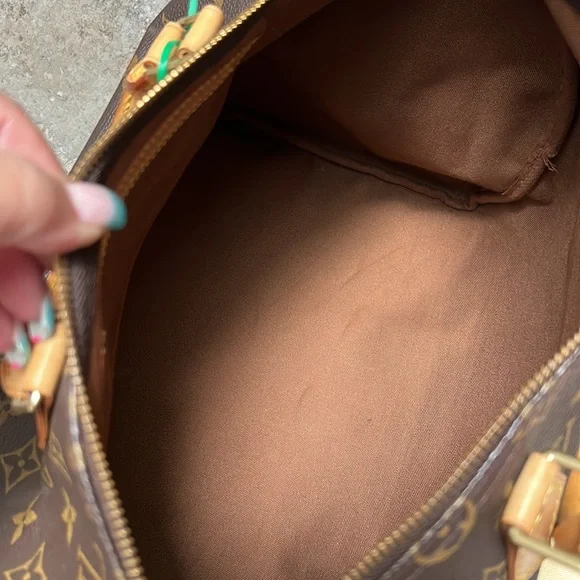 🌸LKNW Louis Vuitton Monogram Speedy 35 Boston Satchel Brown Bag Purse Excellent - Picture 11 of 15